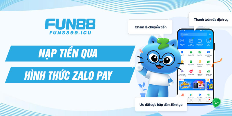 Nạp tiền qua hình thức Zalo Pay